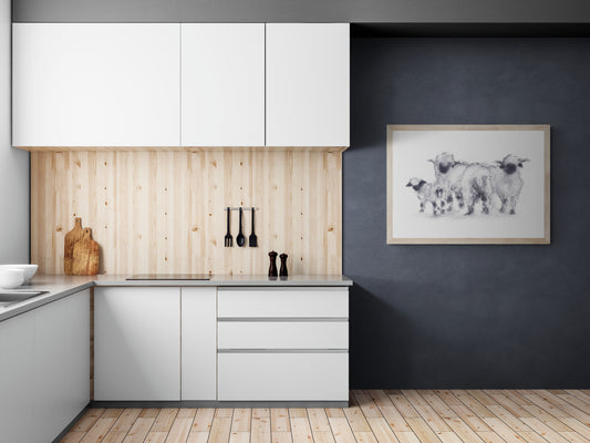 Limited Edition Canvas Print Valais Blacknose Sheep image 1