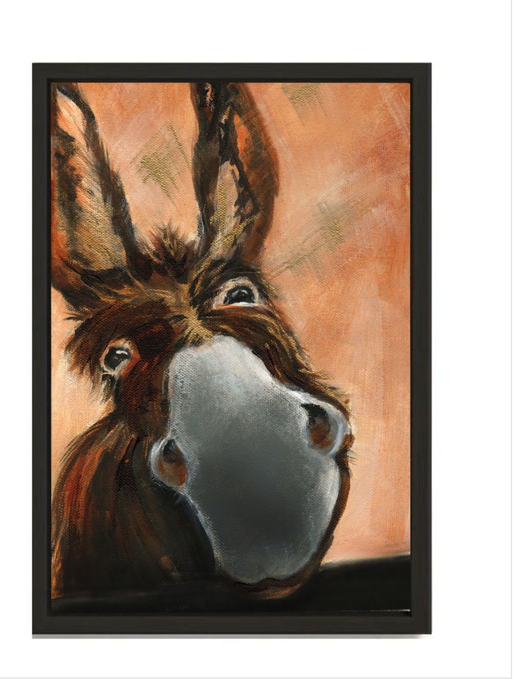 Limited Edition Canvas Print Derek the Donkey image 3
