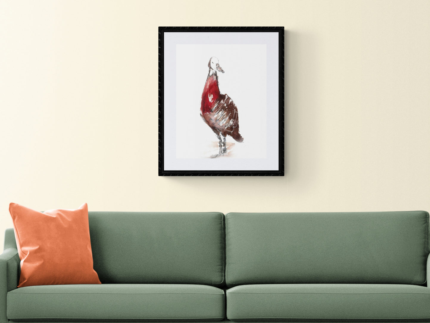 Framed Print Walter the Whistling Duck image 0