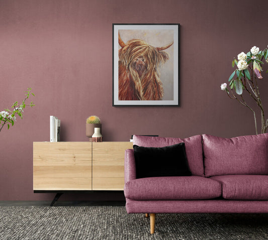 Framed Print Hamish the Highland Cow image 2