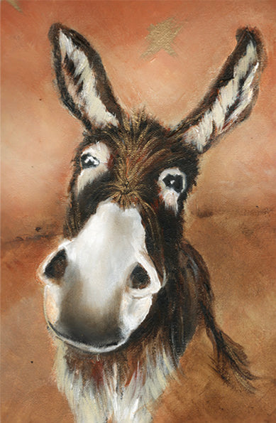 Framed Print Dudley the Donkey image 1