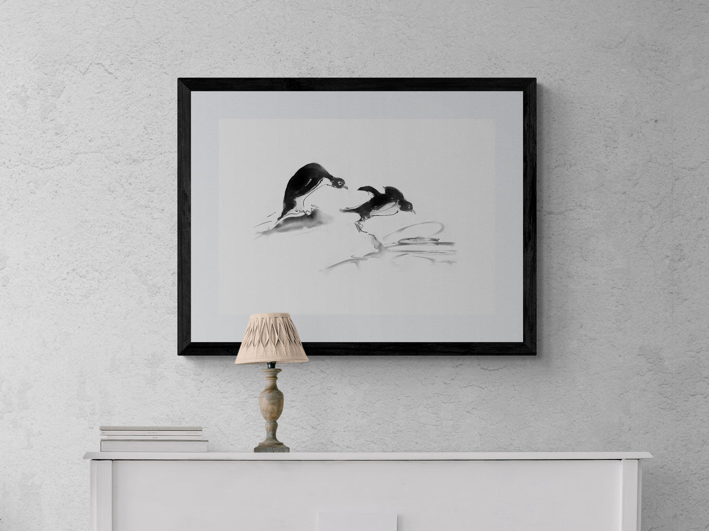 Framed Print Penguins Betty & Mojo image 3