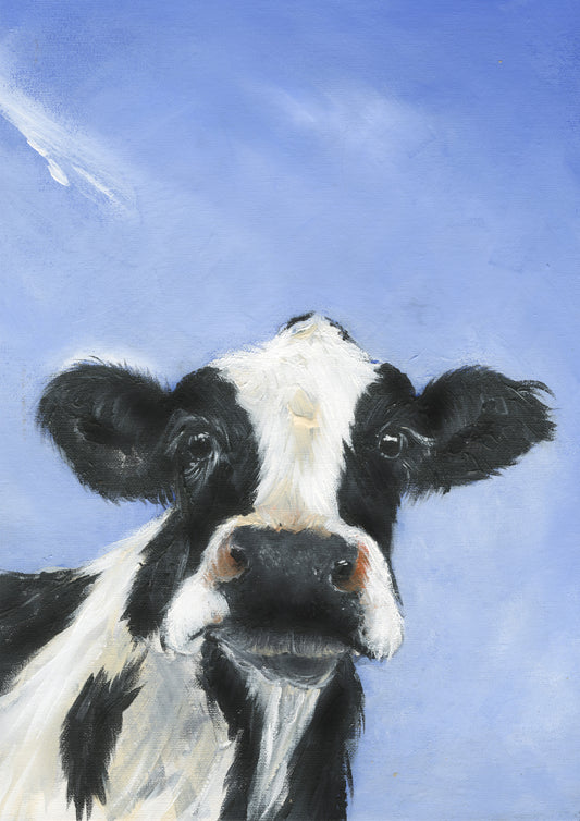 Framed Print Doris the Friesian Cow image 1