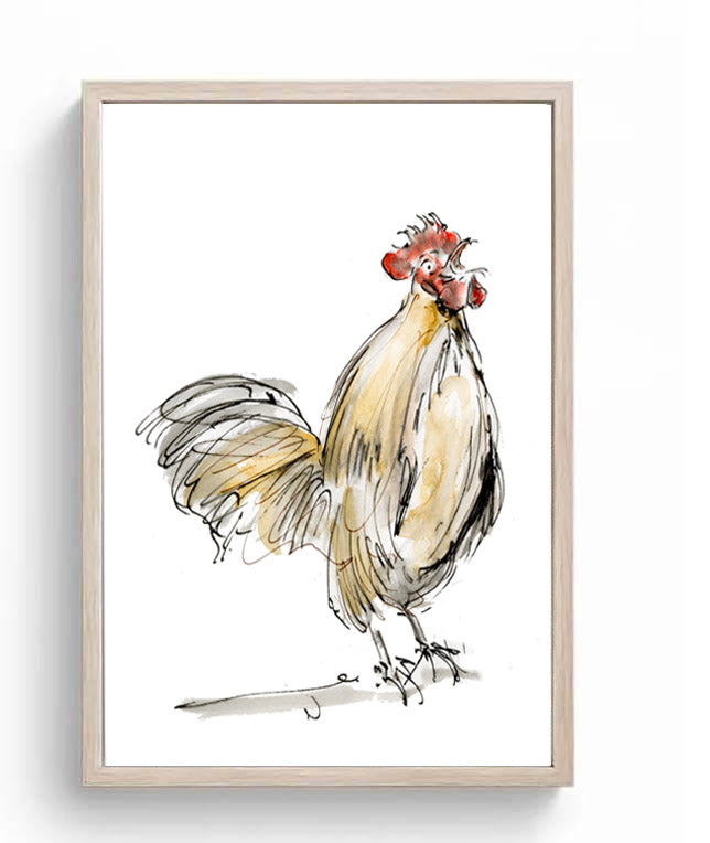 Limited Edition Canvas Print Gregory the Cockerel image 3