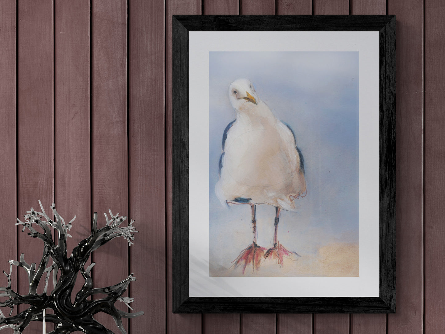 Framed Print Scully the Seagull image 3