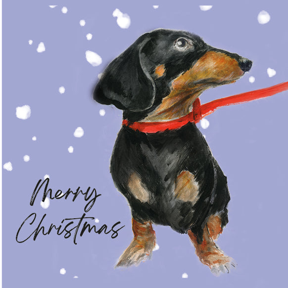 Set of 5 Christmas Cards Pet Dogs image 5
