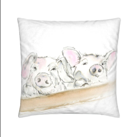 Peeking Piglets Nursery Cushion