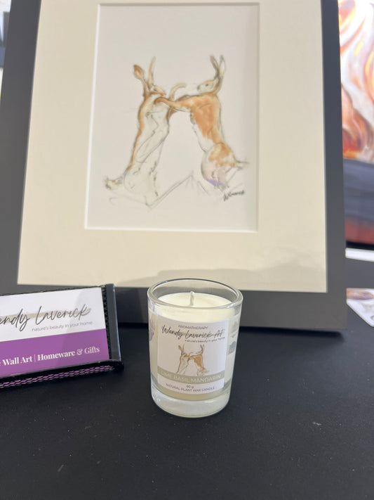 Boxing Hares | Lime, Basil, Mandarin: Aromatherapy for Relaxation