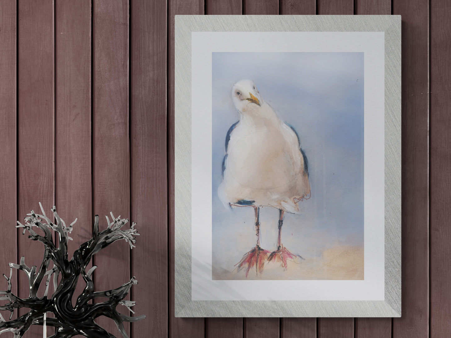 Framed Print Scully the Seagull image 2