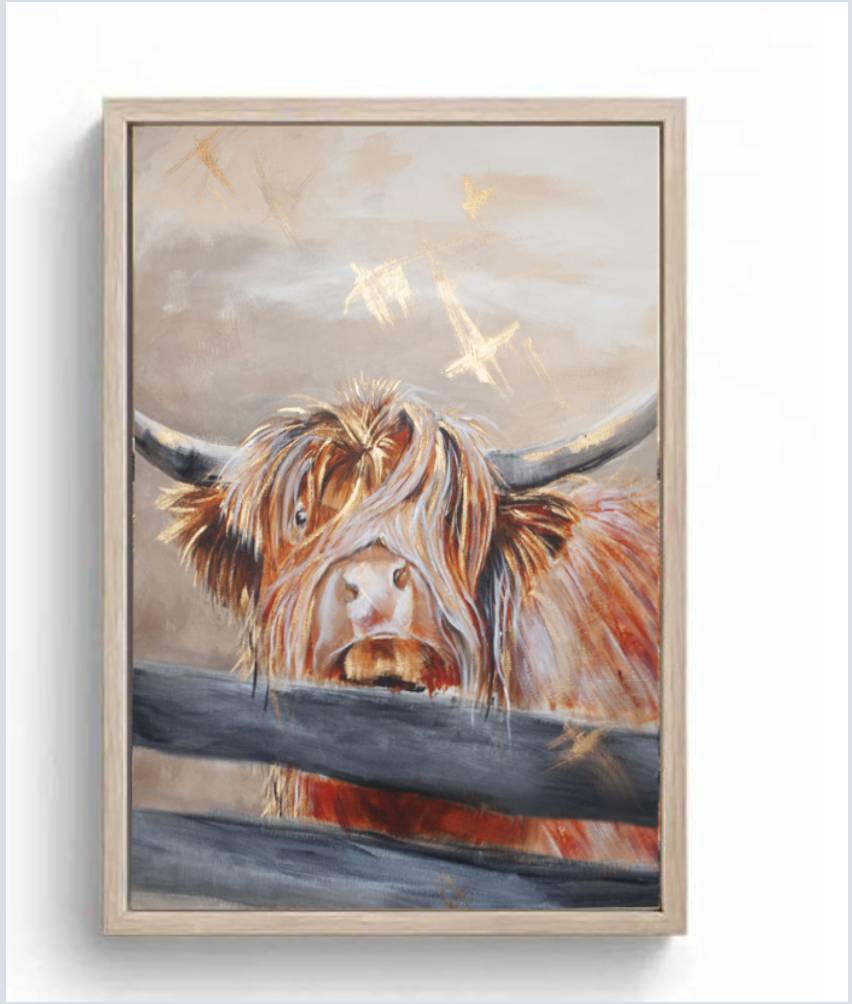 Limited Edition Canvas Print Gordon the Highland Cow image 1