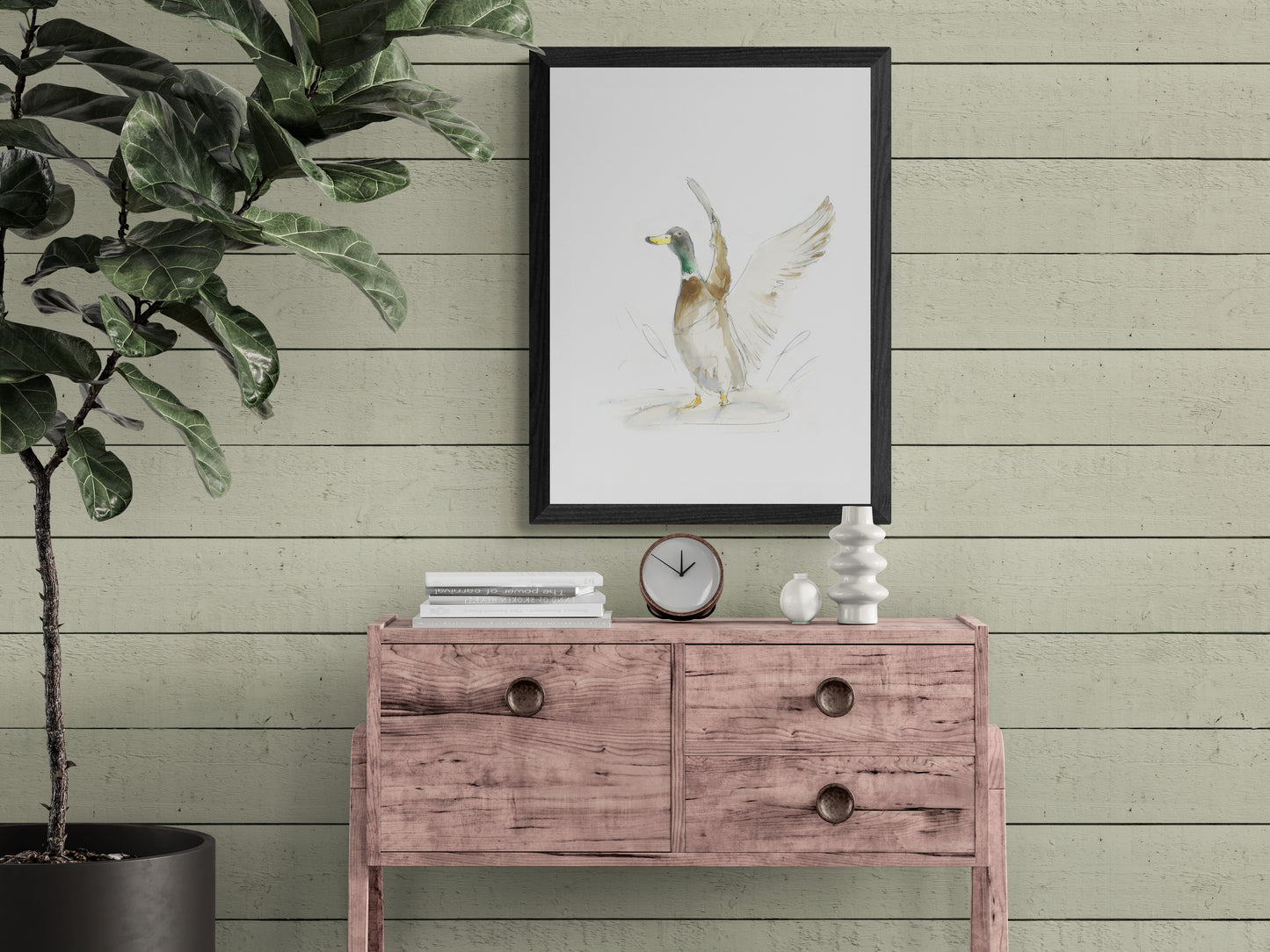 Framed Print Mallard Duck image 0