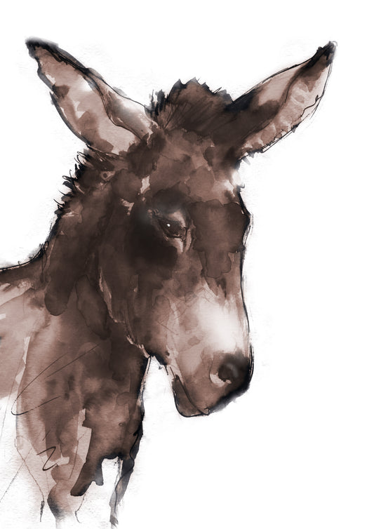 Brown Donkey new piece of art image 1