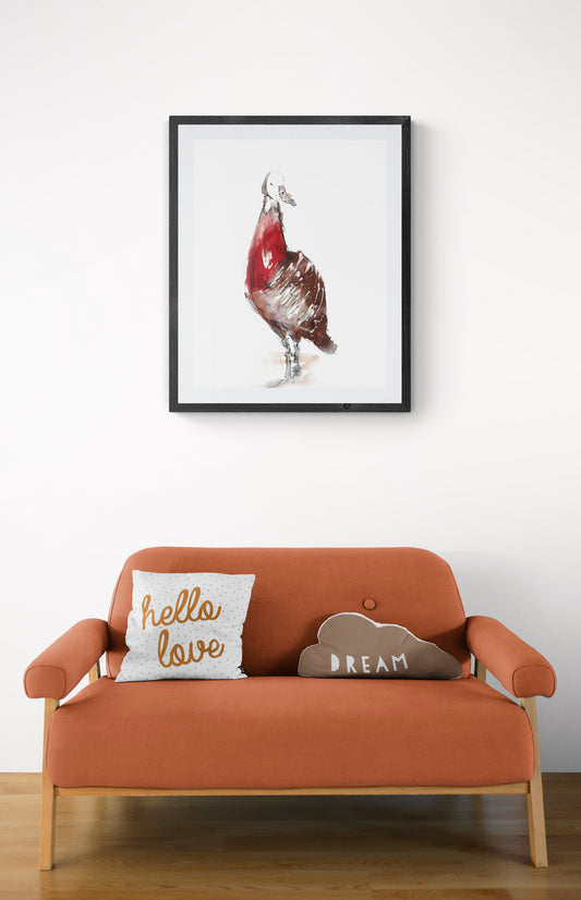 Framed Print Walter the Whistling Duck image 2