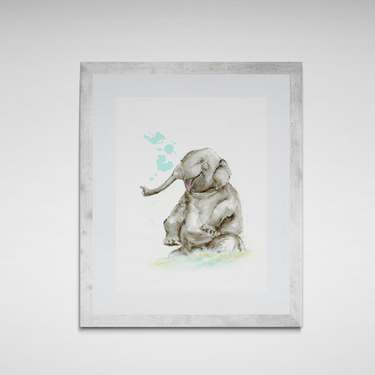 Framed Print Happy Harry the Elephant image 2
