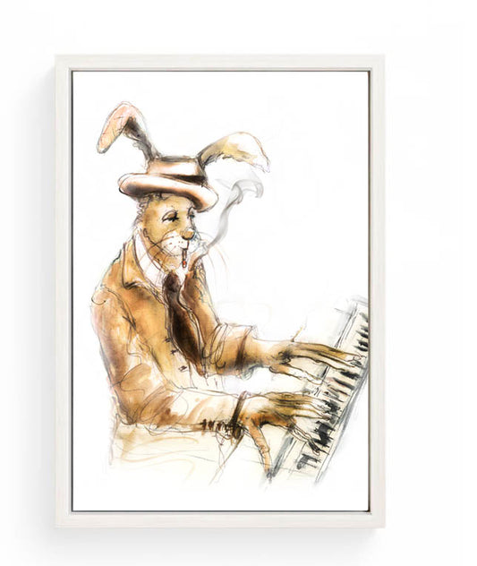 Limited Edition Canvas Print Erroll Jazz Pianist image 1