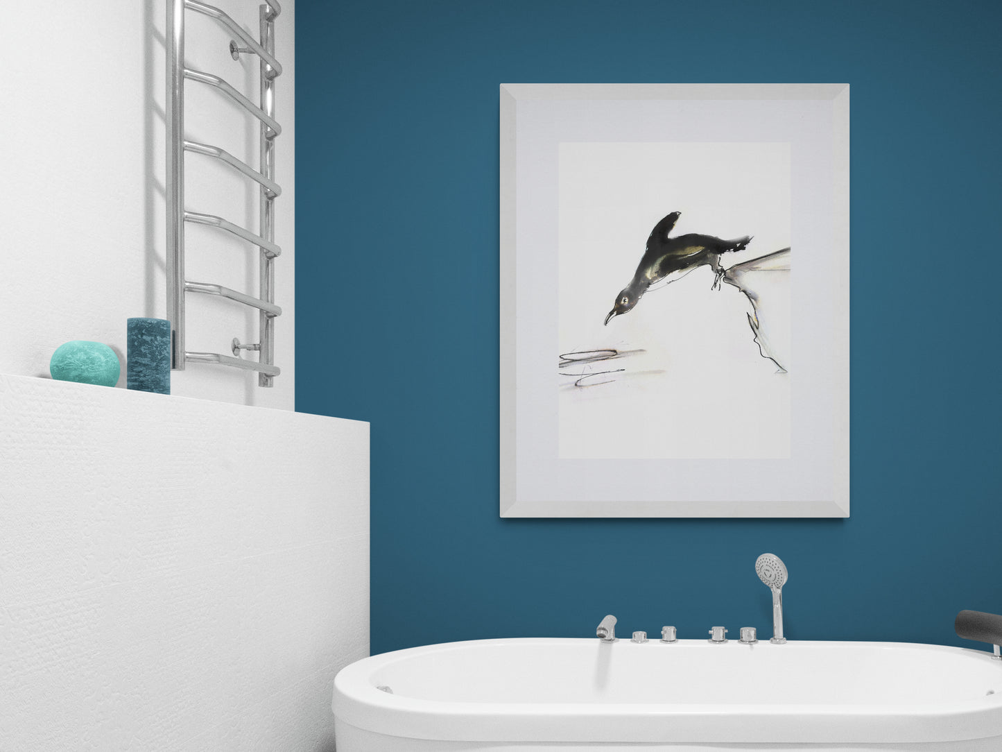 Framed Print Penguin Mark image 2
