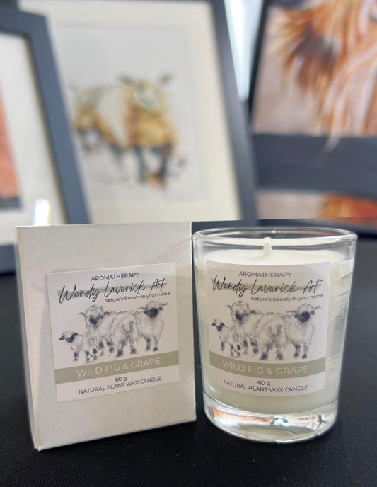 Black Nose Sheep | Wild Fig & Grape Candle: Aromatherapy for Relaxation