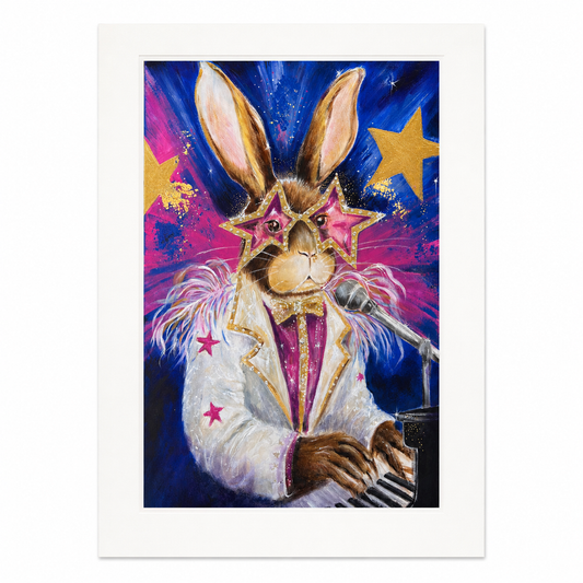 Rocket Hare – A2 Limited Edition Fine Art Print