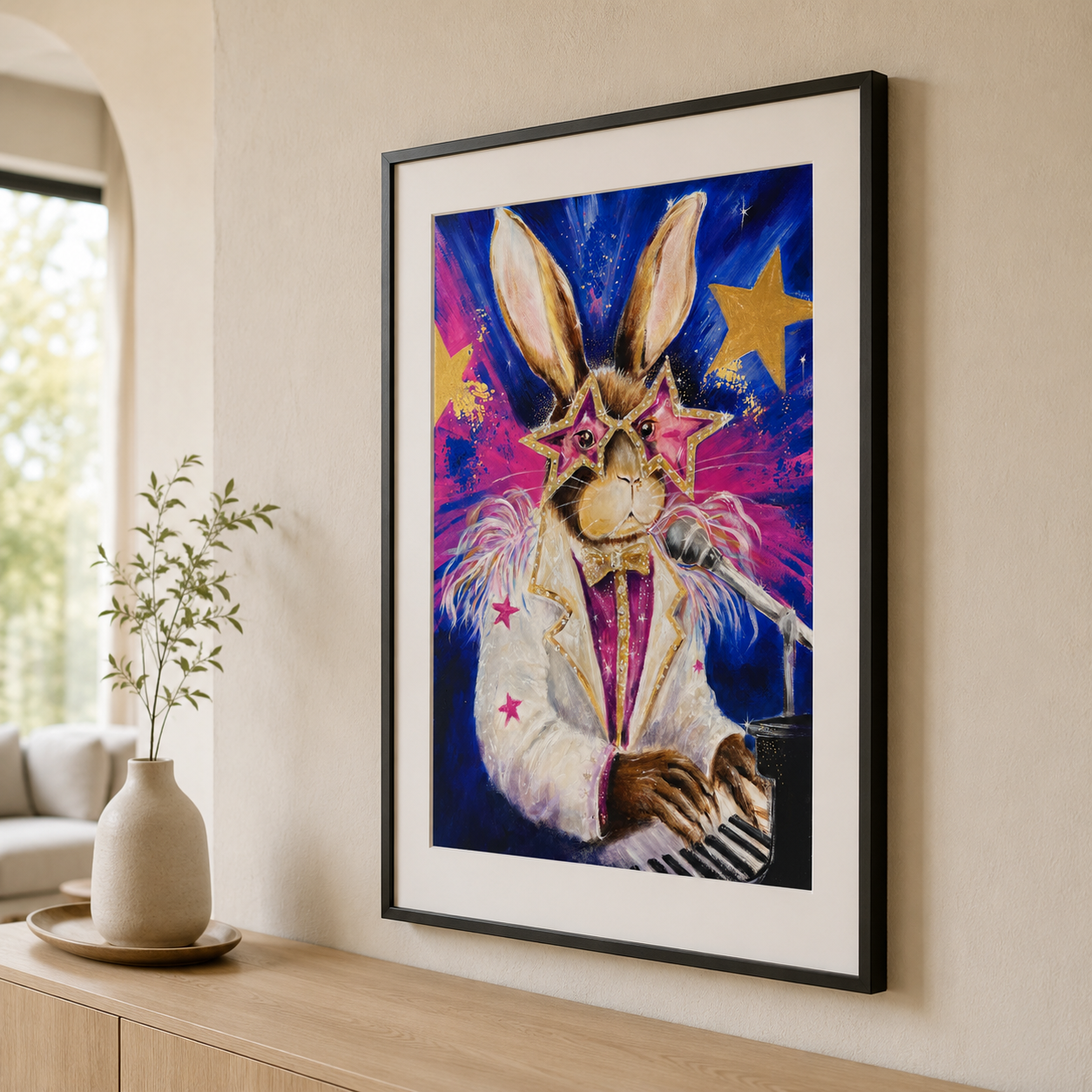 Rocket Hare – A2 Limited Edition Fine Art Print