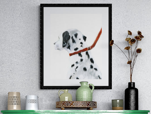 Framed Print Patch the Dalmation Dog image 0