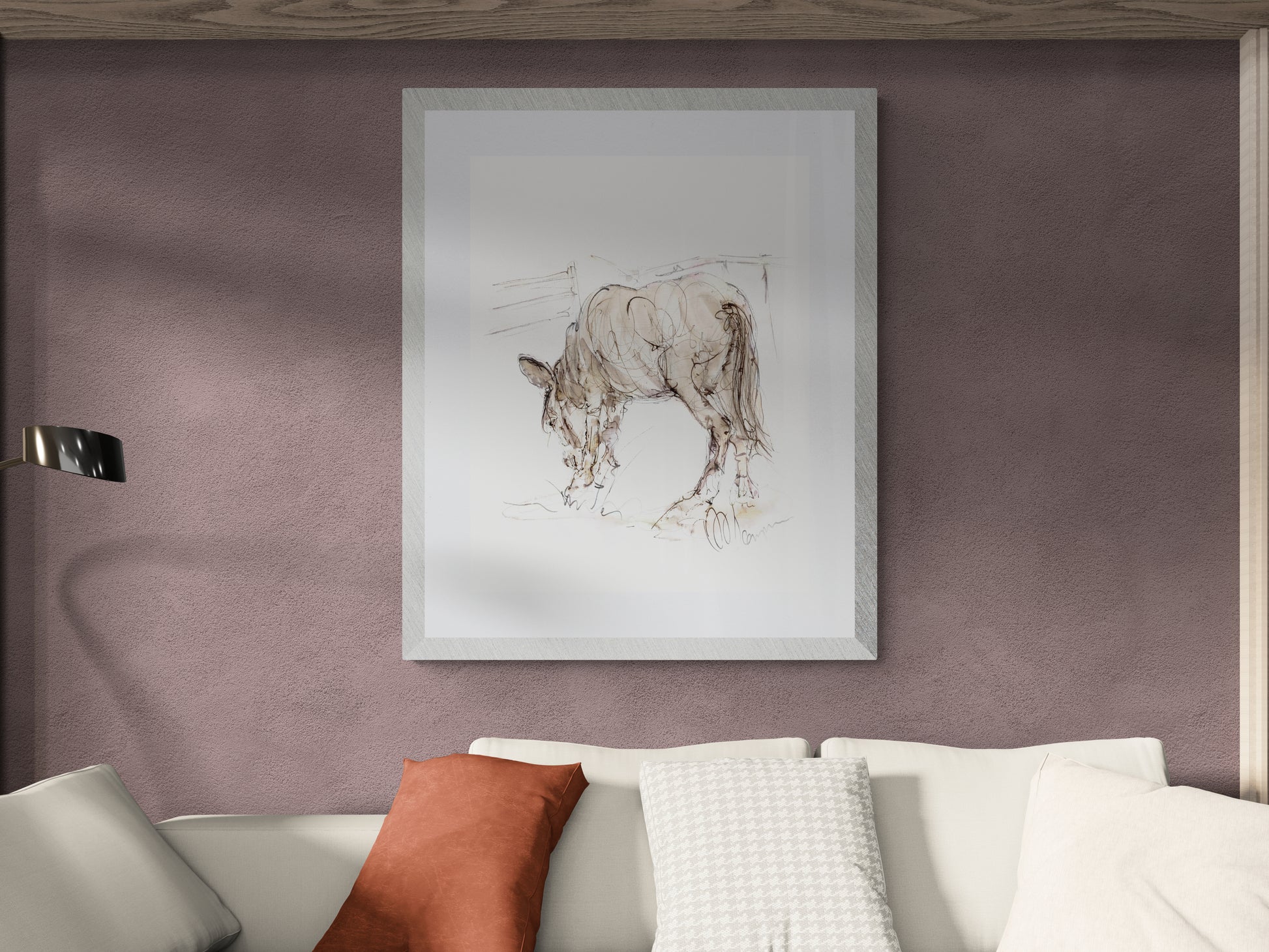 Framed Print Finley the Donkey image 0