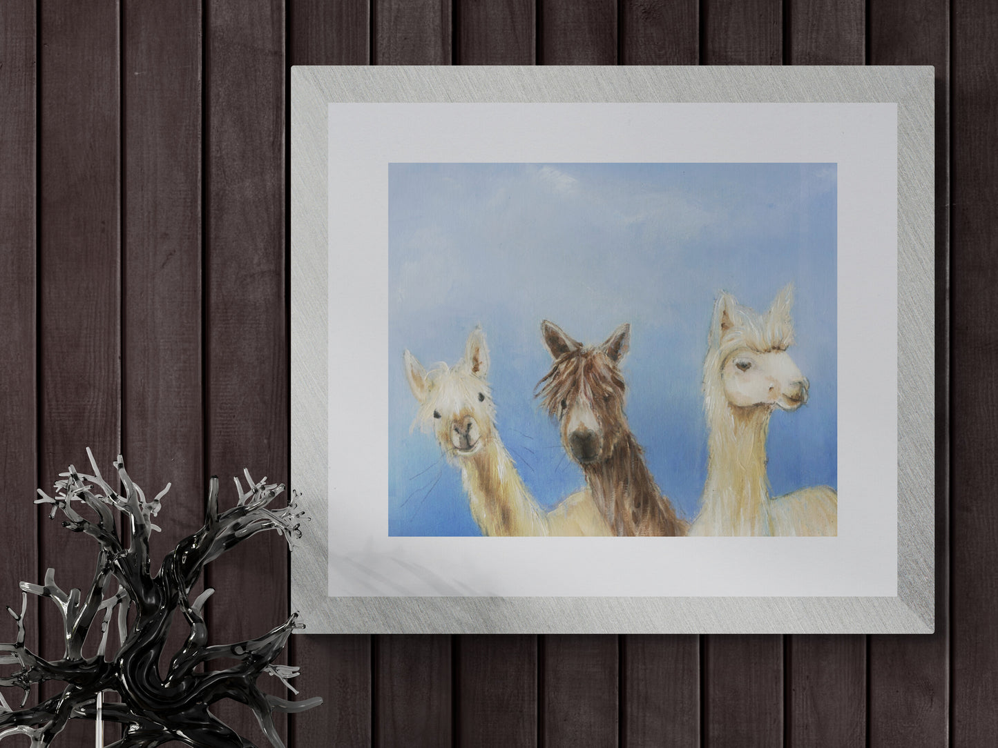 Framed Print the Three Alpaca Musketeers image 1