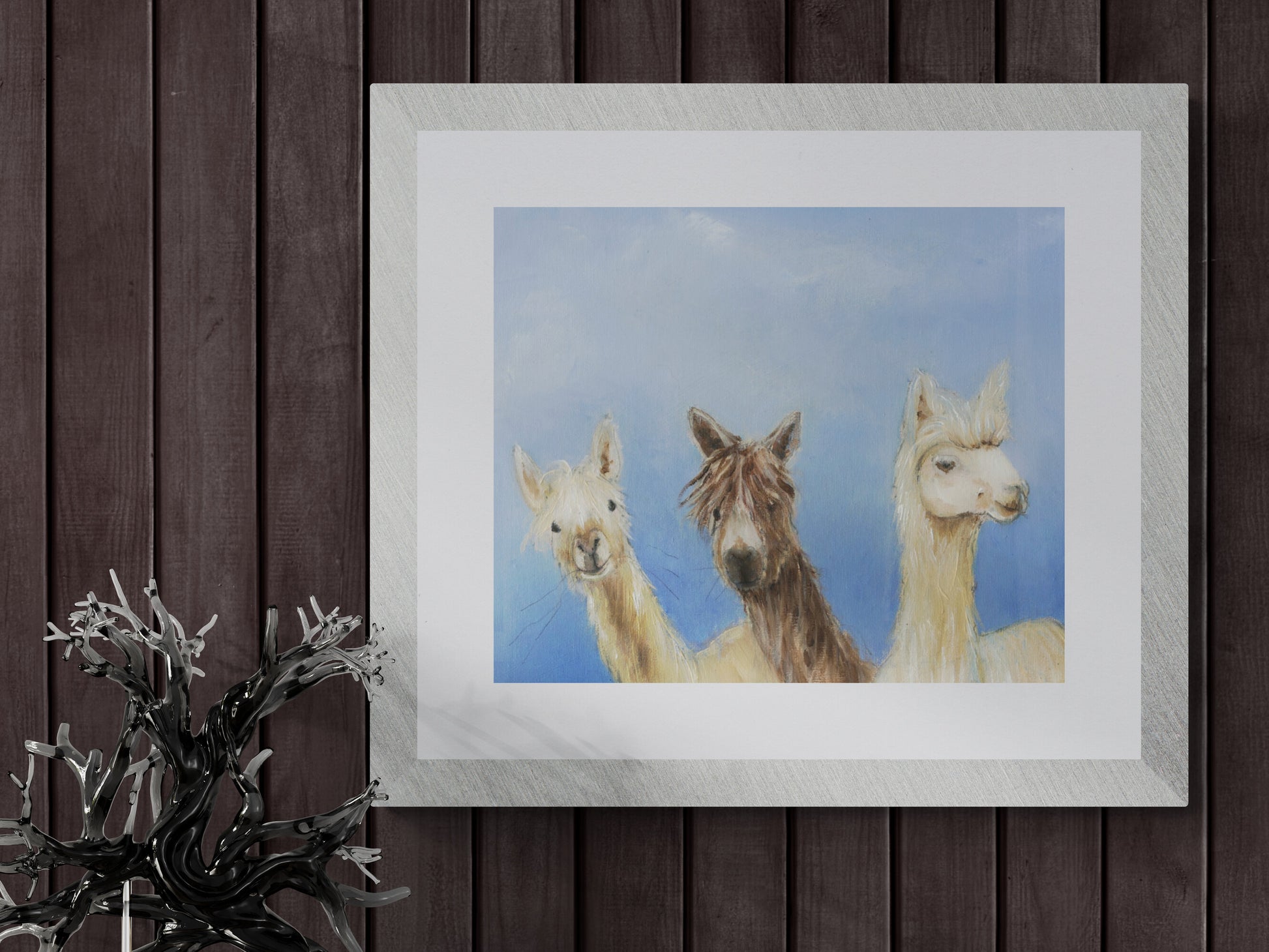 Framed Print the Three Alpaca Musketeers image 1