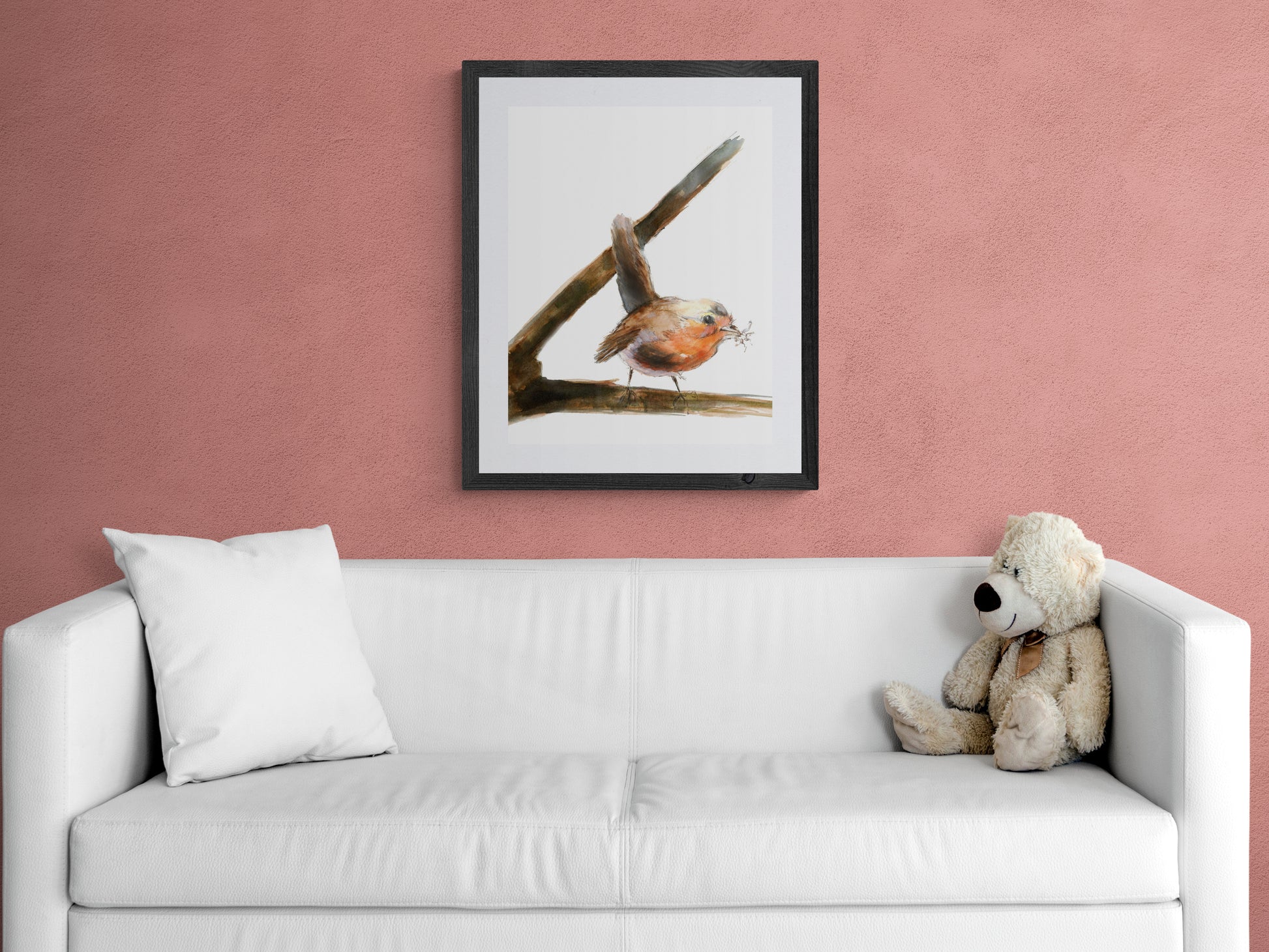 Framed Print Ricky the Robin image 0
