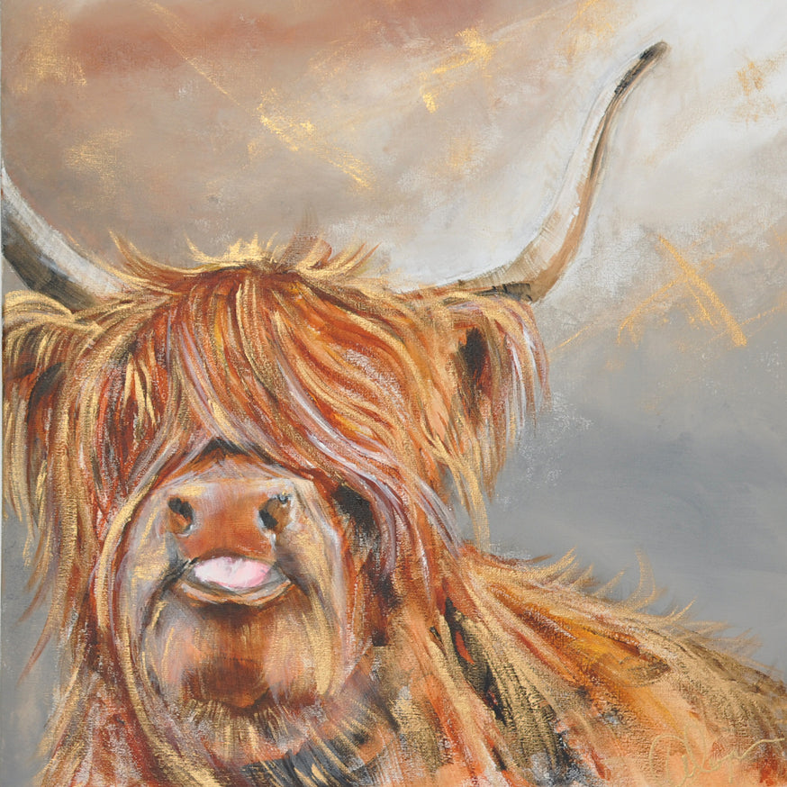 Set of 5 Greeting Cards Highland Cows image 3