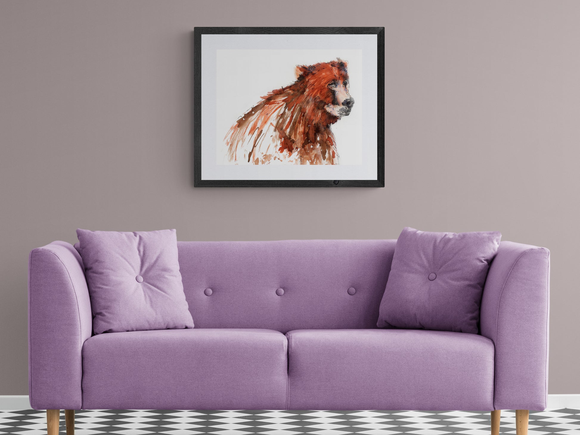 Framed Print Adam the Bear image 0