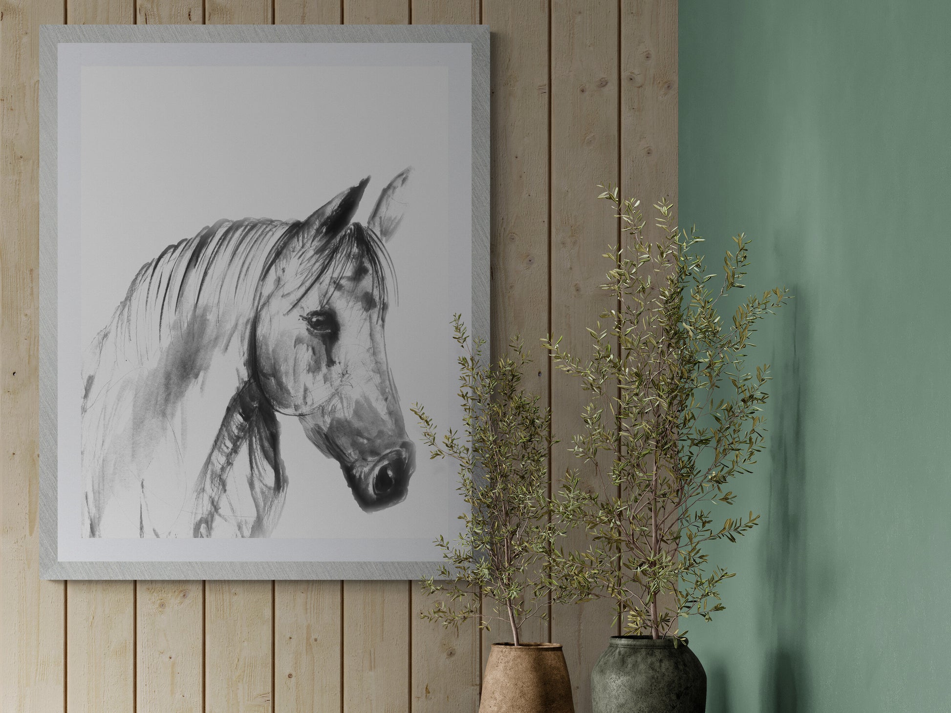 Framed Print Emma the Horse image 5