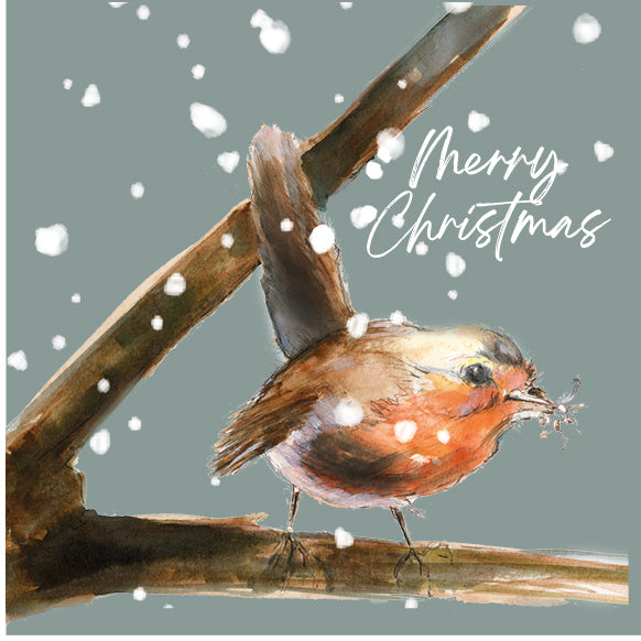 Set of 5 Christmas Cards Farmyard Animals image 3