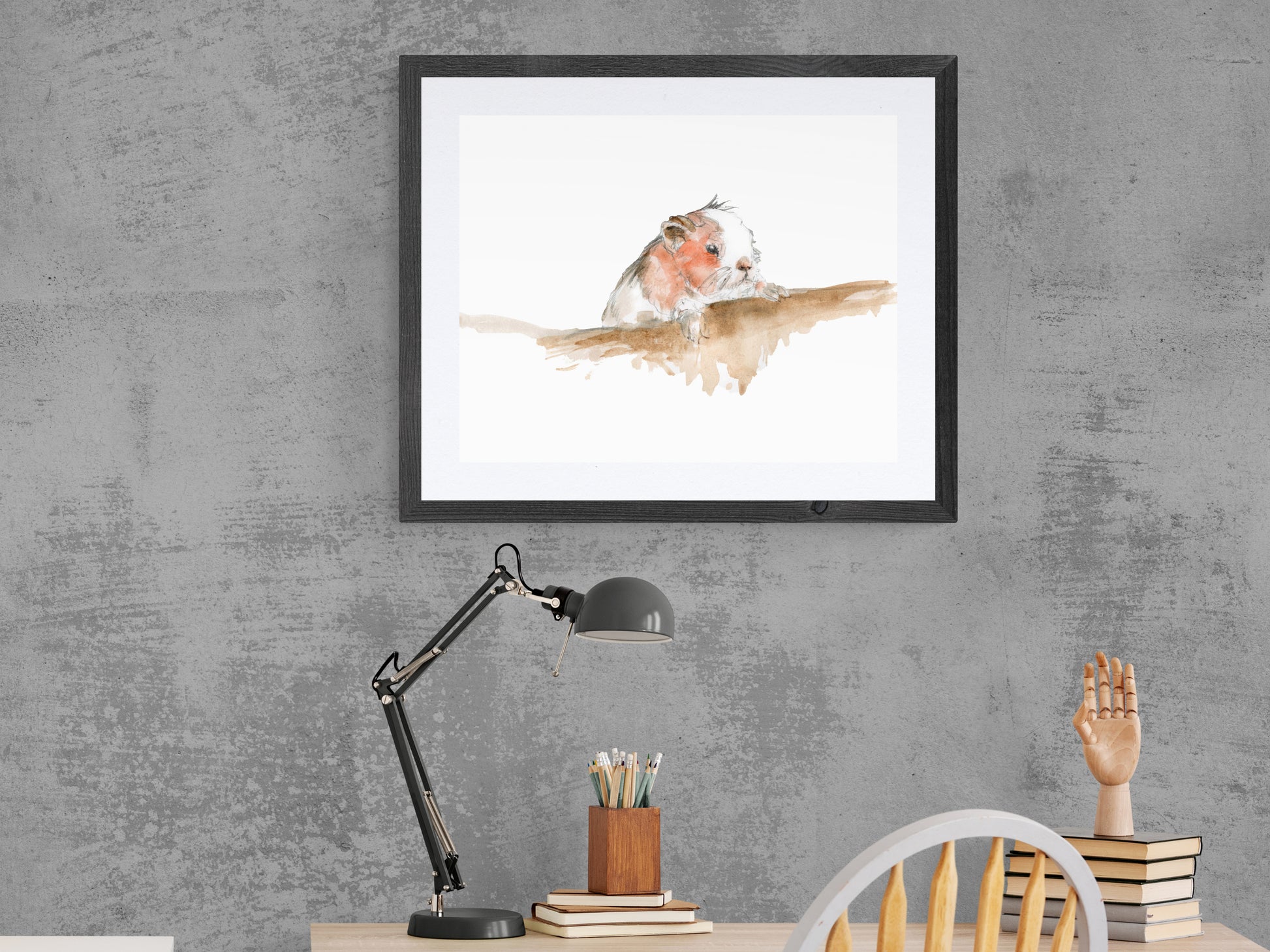 Framed Print Charlie the Guinea Pig image 0