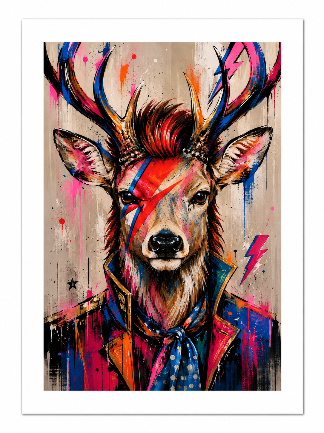 Aladdin Stag – A2 Limited Edition Fine Art Print