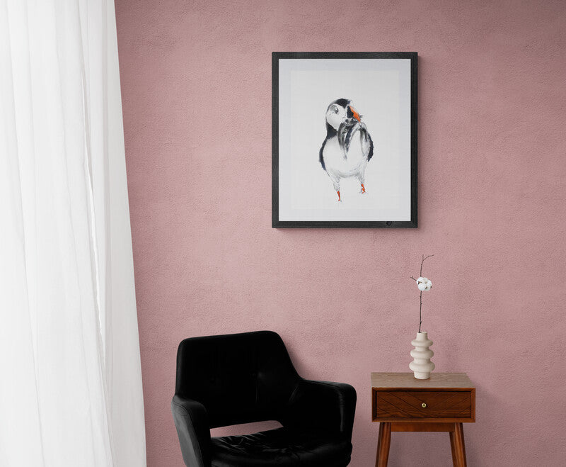 Framed Print Patrick the Puffin image 2