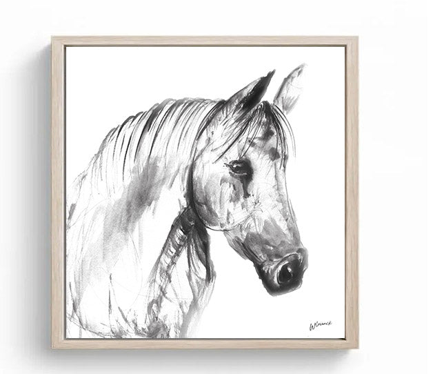 Limited Edition Square Canvas Print Emma the Horse image 1