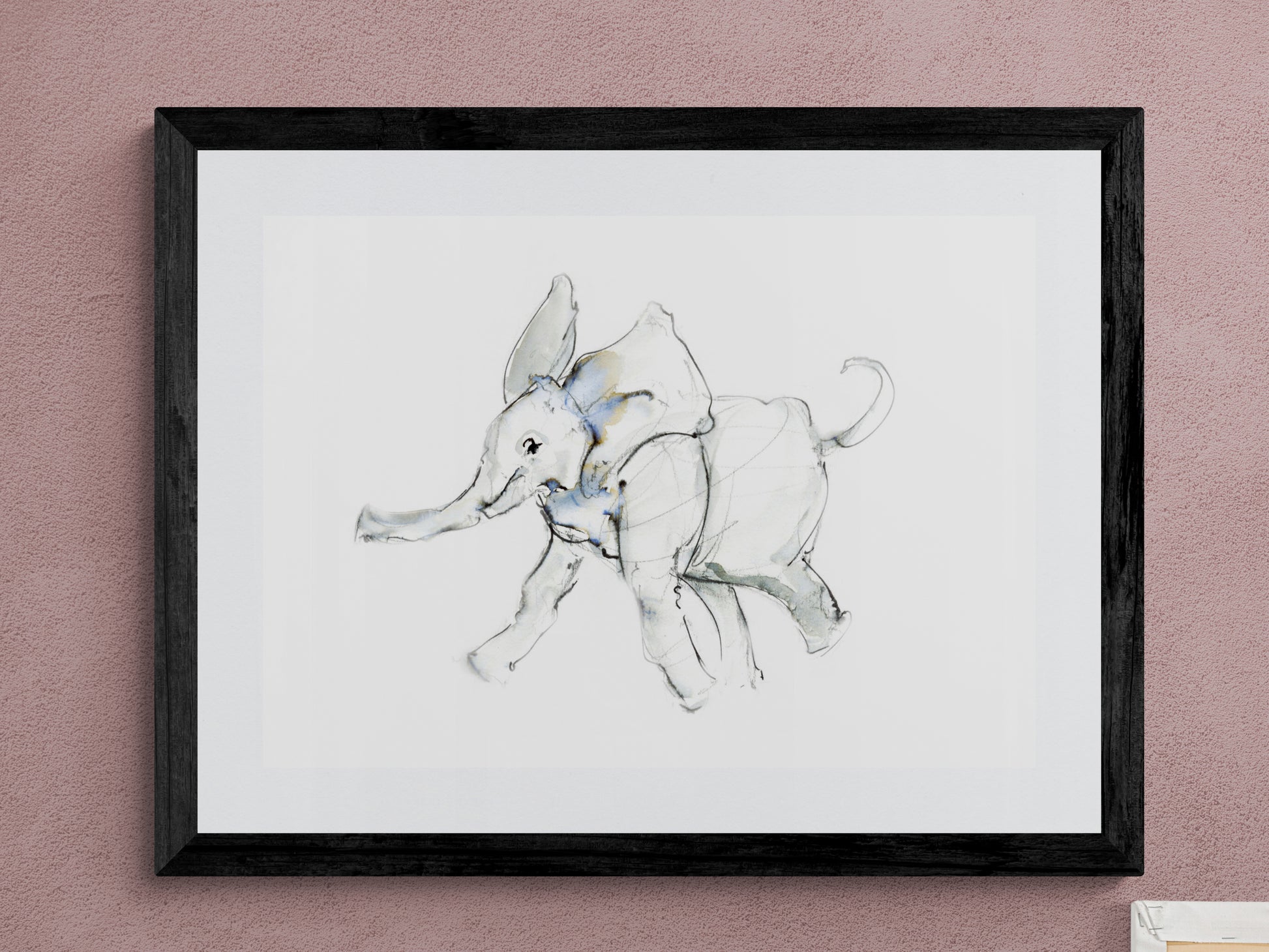 Framed Print Elmer the Elephant image 0