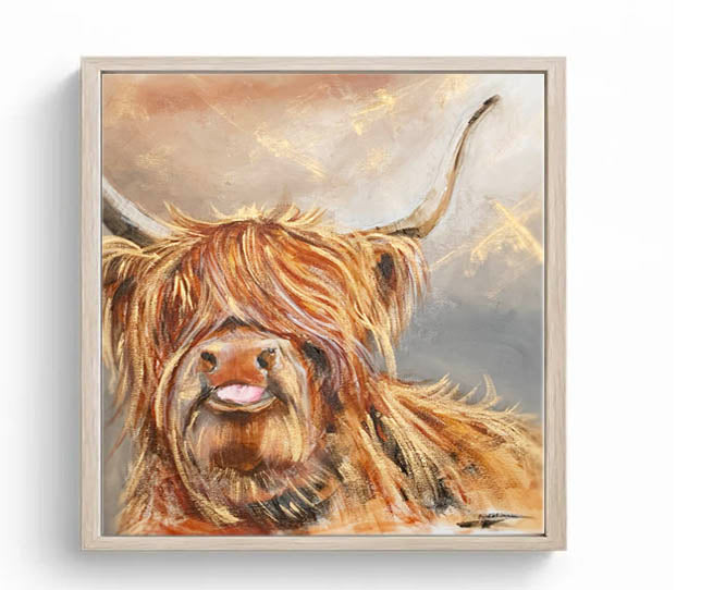 Limited Edition Canvas Print Duncan the Highland Cow image 2