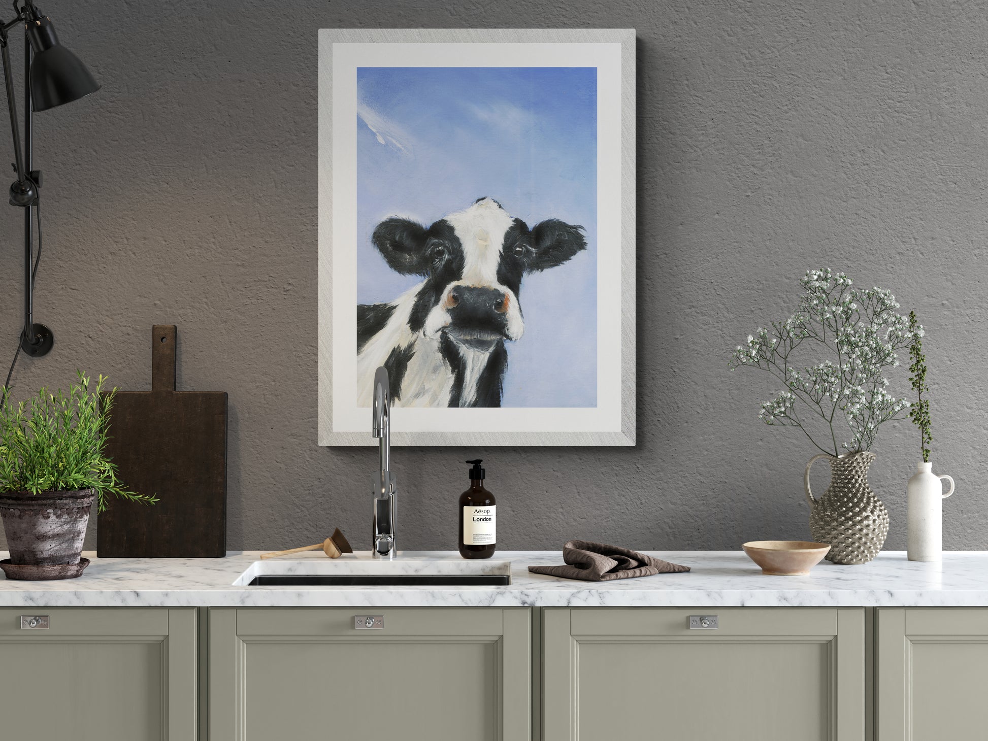 Framed Print Doris the Friesian Cow image 0