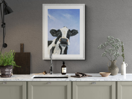 Framed Print Doris the Friesian Cow image 0