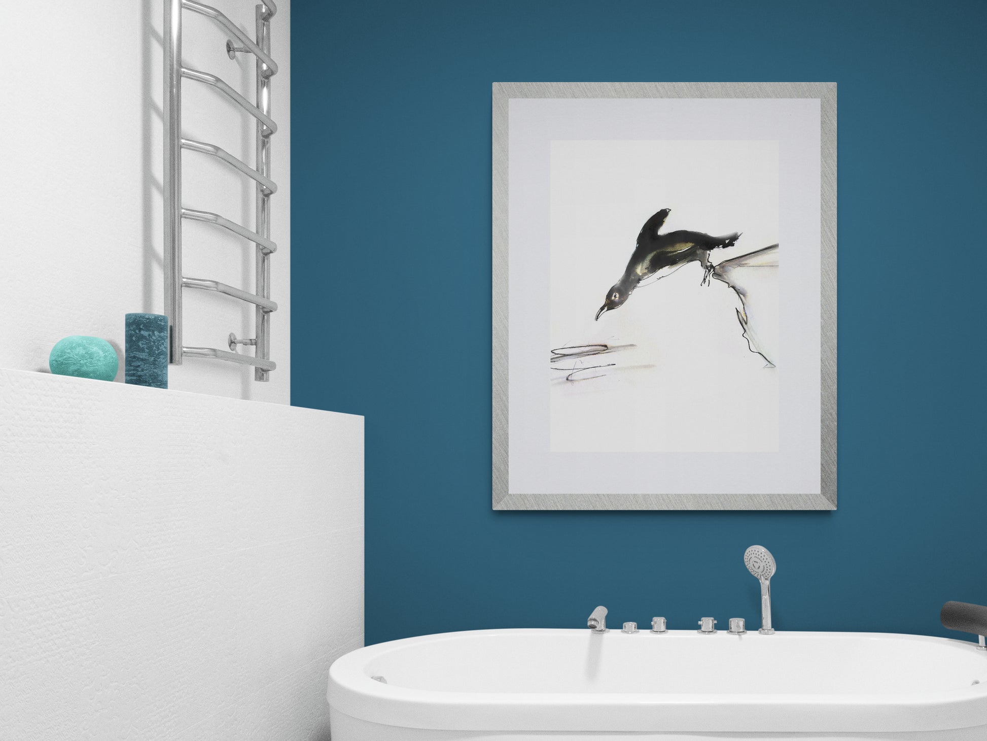 Framed Print Penguin Mark image 3