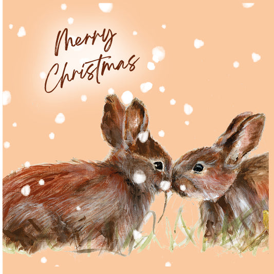 Set of 5 Christmas Cards Farmyard Animals image 1