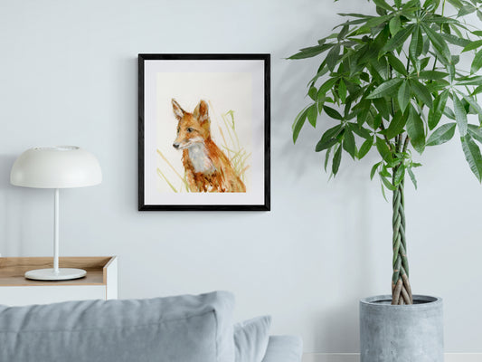 Framed Print Oliver the Fox image 0