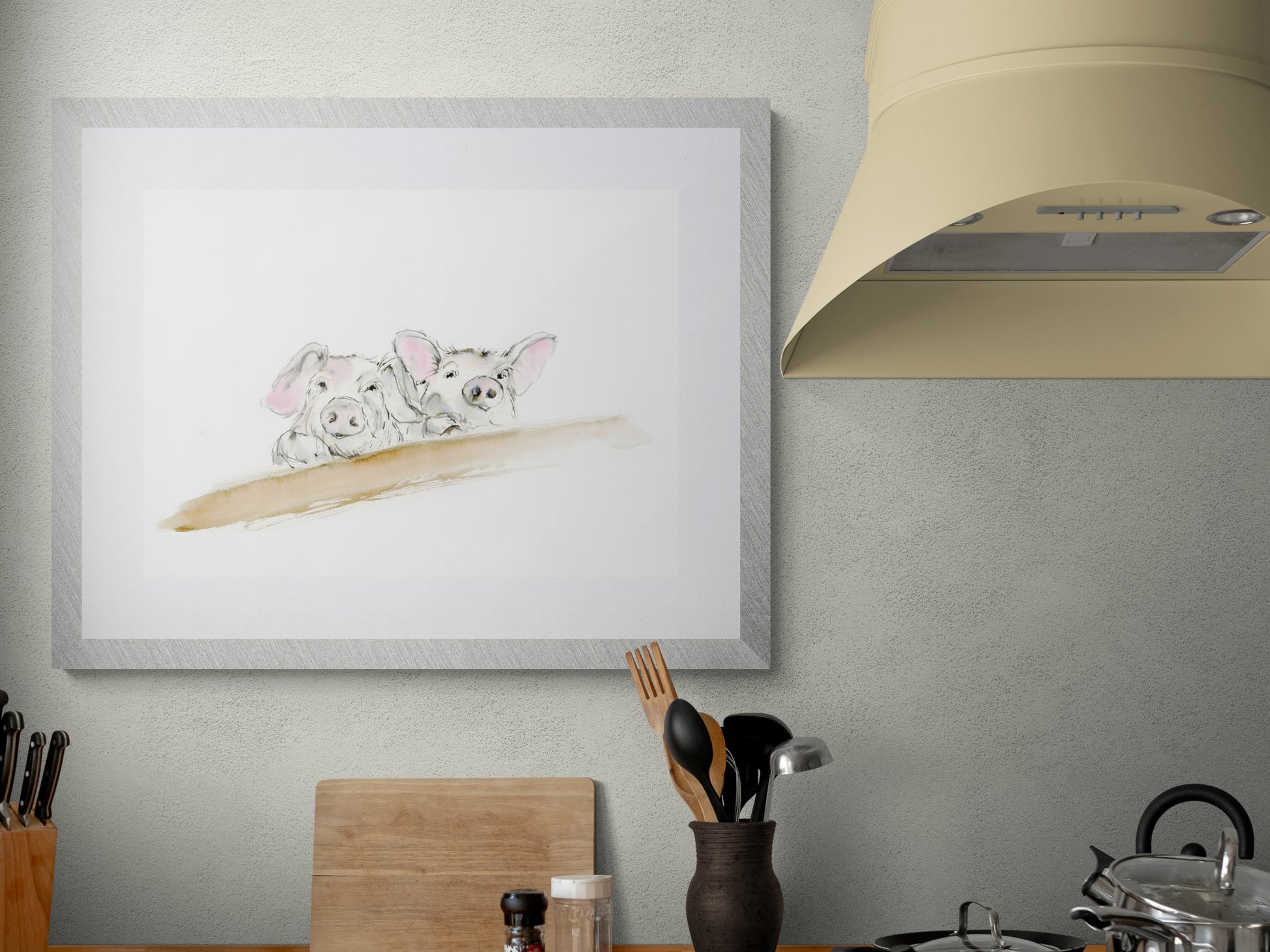 Framed Print Cinnamon and Cupcake image 0