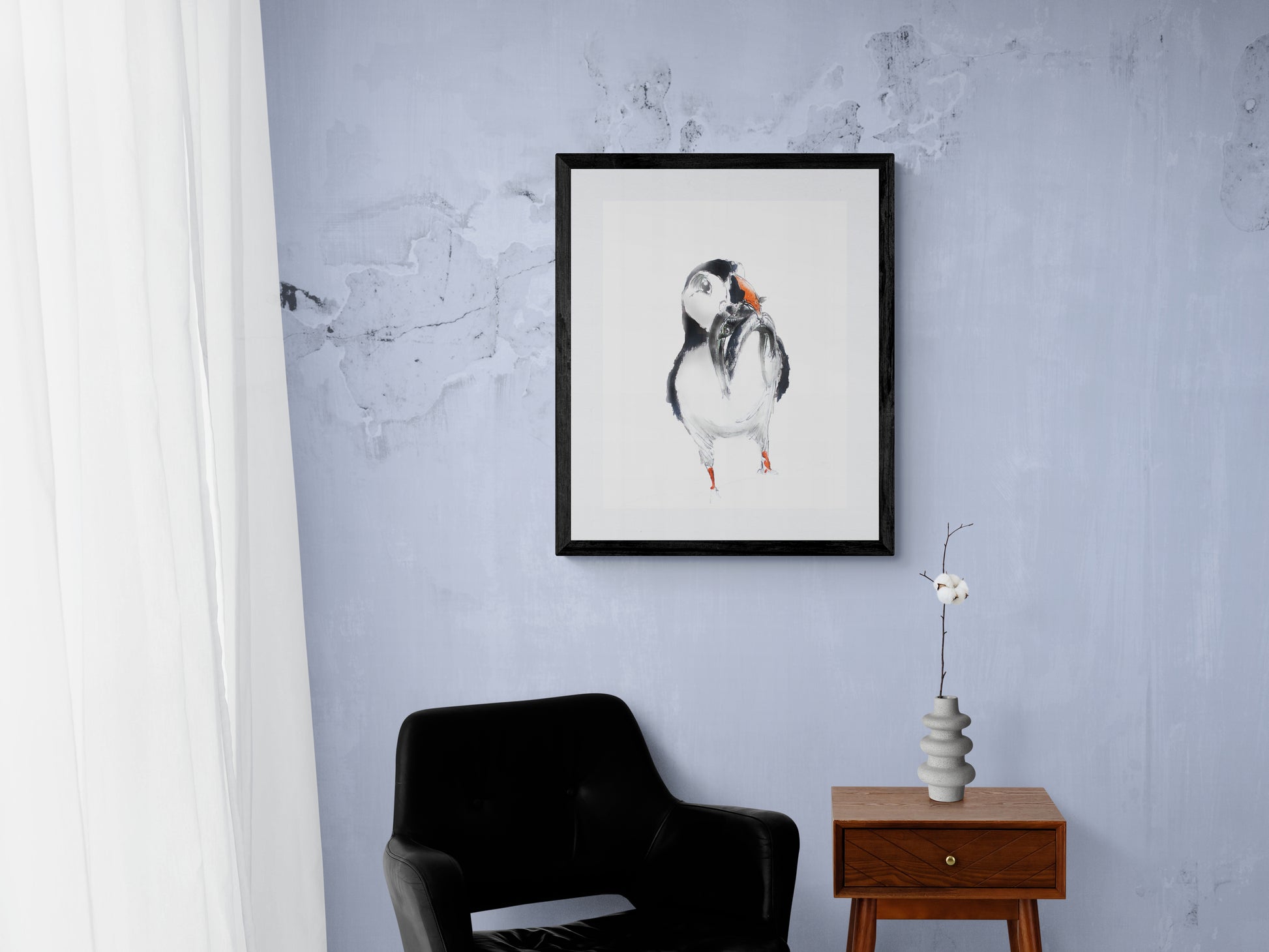 Framed Print Patrick the Puffin image 0