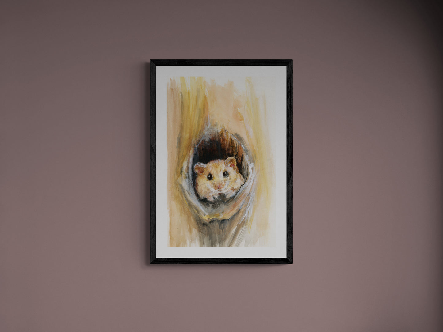 Framed Print Lewis the Dormouse image 6