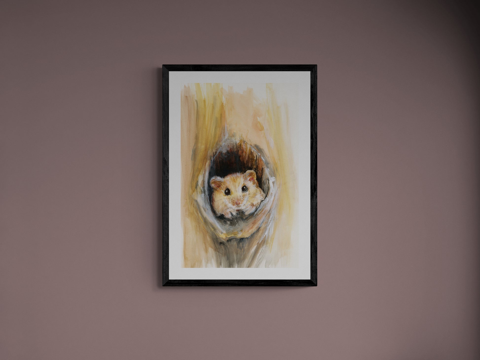 Framed Print Lewis the Dormouse image 6