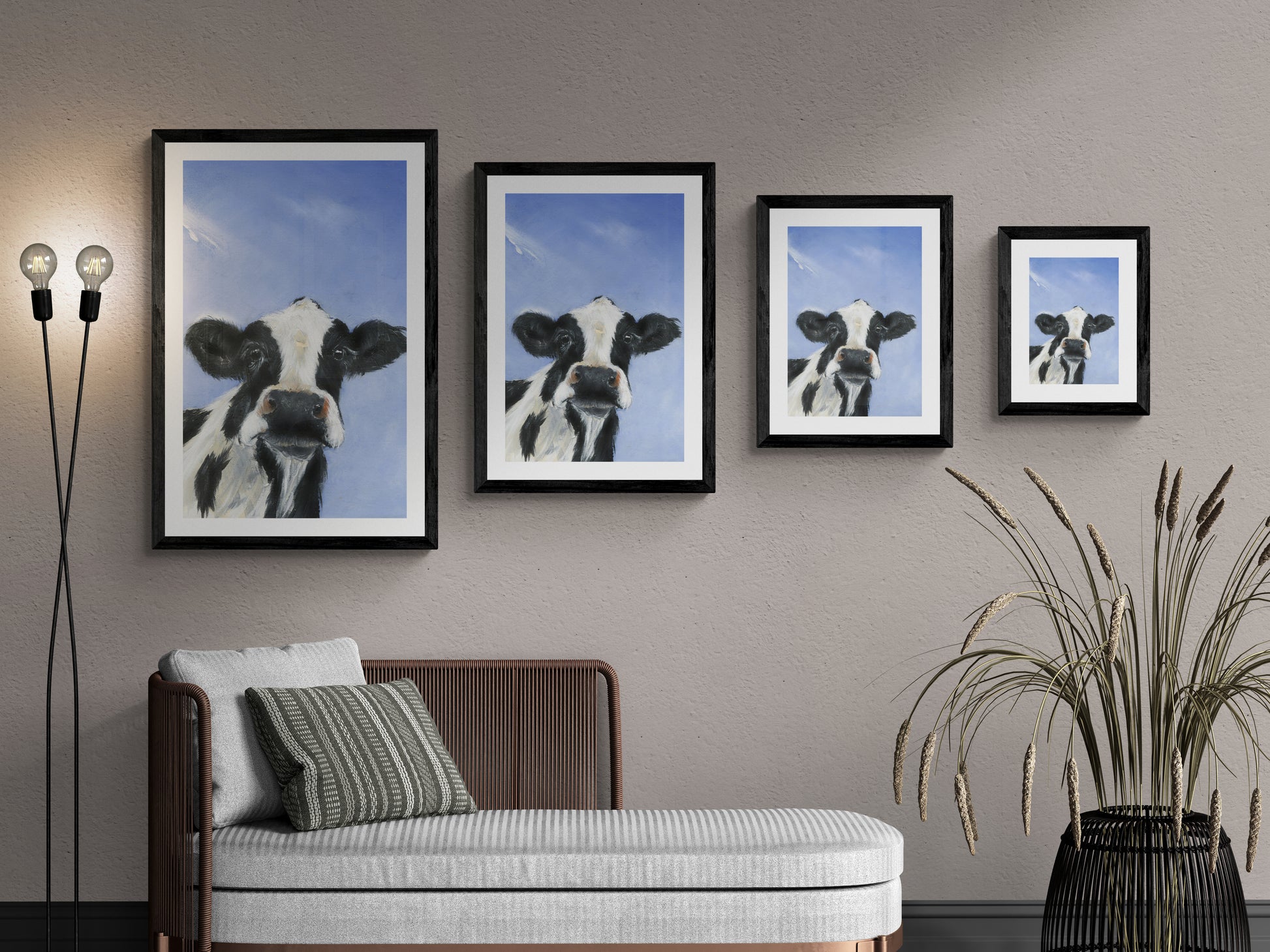 Framed Print Doris the Friesian Cow image 2