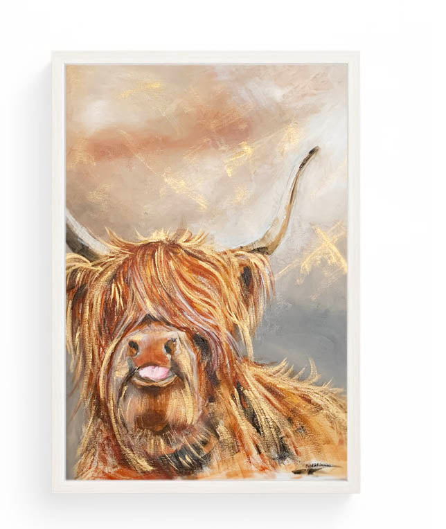 Limited Edition Canvas Print Duncan the Highland Cow image 4