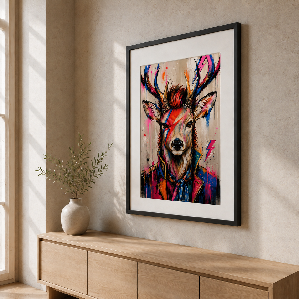 Aladdin Stag – A2 Limited Edition Fine Art Print